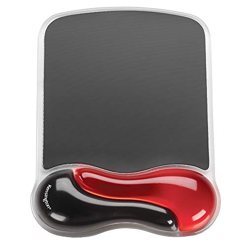 Tapete de Rato KENSINGTON Tapete para rato Duo Gel em vermelho/cinzento Kensington - Tapetes de rato - pvc, gel, ventilação, preto/vermelho