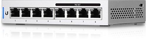 Switch UBIQUITI NETWORKS Unifi 8-Port Managed Gigabit PoE+ Switch Ubiquiti - Concentradores e comutadores - gigabit, poe, Switch, unifi