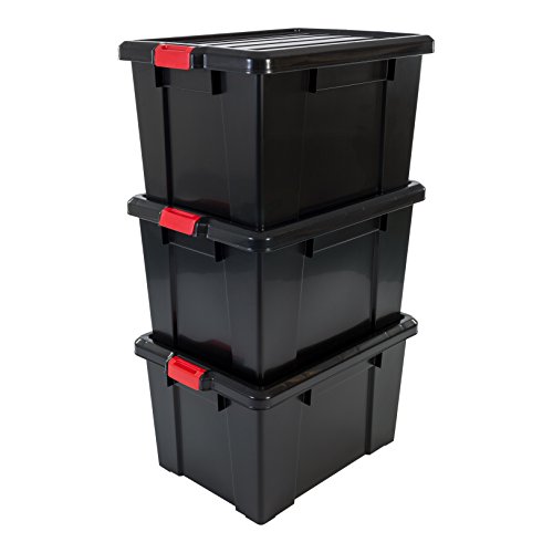 Caixa de Arrumação IRIS OHYAMA SK-700 Preto Iris Ohyama - Roupa - 100 kg, 1,22 kg, plástico, preto