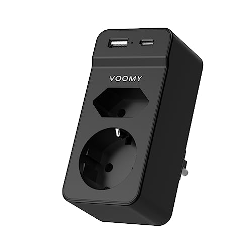 Extensão Elétrica VOOMY 3 tomadas (4000 W - Tipo F) The Brand Lab B.V. - Fios e cabos elétricos - extensão elétrica, voomy, 3 tomadas, 4000 W, tipo f, proteção alta tensão