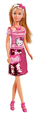 Boneca STEFFI LOVE Hello Kitty Fashion Doll SIMBA - Bonecas - hello kitty, cabelo lindo, casaco rosa, bolsa transportadora