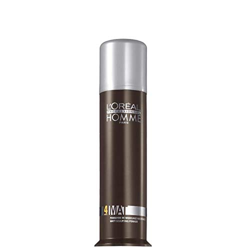 L'Oréal Professionnel Homme Mat 4 Creme Modelador 80 Ml L'Oréal Professionnel - Produtos de styling de cabelo - homem, matte, modelador, 80 ml