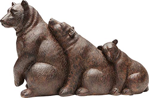Figura Decorativa KARE DESIGN Relax Bear Family KARE - Obras de arte - família, relaxado, coração, harmonia