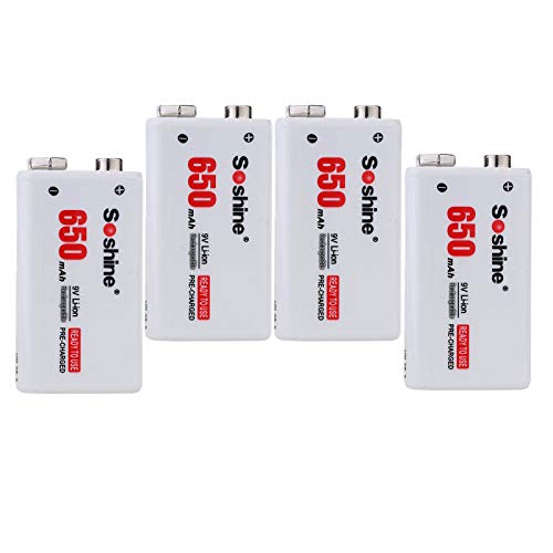 Pilha Recarregável PANASONIC 9V/6F22 (650 mAh) Rexlit - Baterias - pilha recarregável, PANASONIC, 9V, 6F22, 650 mAh