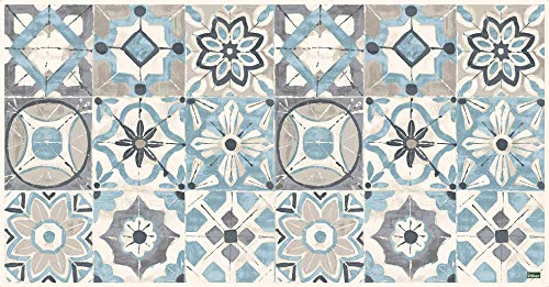 Tapete HOME & LIVING Vilber (Azul - Espuma - 52x100cm) Vilber - Tapetes - azul, espuma, 52x100cm