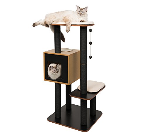 Gato High Base Catit Vesper 68.5 X 56 X 120 Cm Preto VESPER - Produtos para animais de estimação - gato, high base, catit vesper, preto