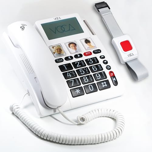 Telefone Fixo com Teclado VOCA CP140 (Preto) VOCA - Telefonia - telefone fixo, teclado, voip, cp140, preto
