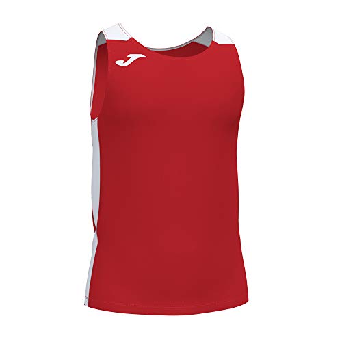 Camisola para Homem JOMA Camiseta Vermelha e Branca (S) Joma - Roupa - vermelha, branca, tecido respirável, elástico