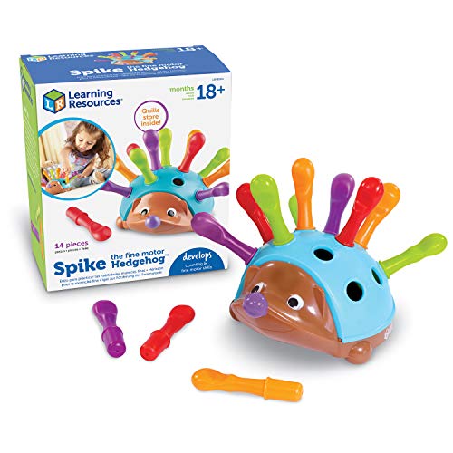 Jogo Didático LEARNING RESOURCES (1.5 anos) Learning Resources - Brinquedos - motricidade fina, 12 pinças coloridas, eriquito