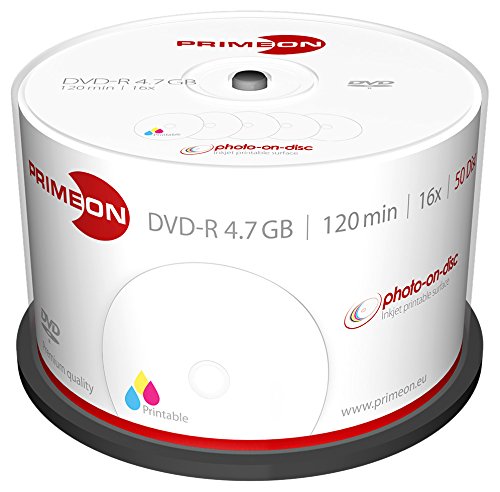 DVDs virgens PRIMEON 2761206 (1 peça(s)) Primeon - Mídias vazias - 4,7 GB, fiáveis, rápido, simples