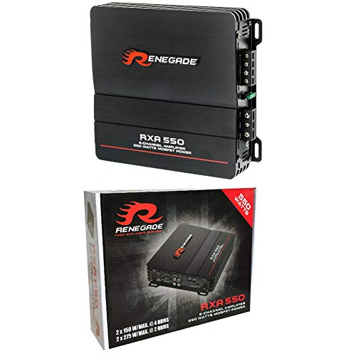 Amplificador Auto RENEGADE 1 RXA550 (2 Canais - 550 W) Renegade - Áudio - amplificador auto, renegade rx, 550 W, 2 canais