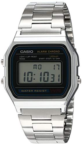 Relógio CASIO Homem (Aço - Preto - Digital) Casio - Relógios - aço, preto, digital, resistente à água