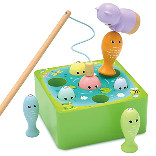 Brinquedo Didático XIAPIA Montessori Magnetic Fishing Game XIAPIA - Brinquedos - didático, magnético, pesca, motricidade fina