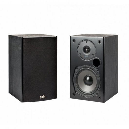 Colunas Monitoras POLK T15 (Preto - 100 W) Polk Audio - Alto-falantes - preto, 100 W