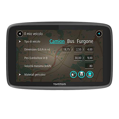GPS TOMTOM GO PROFESSIONAL 6200 (Europa - Bluetooth Mãos Livres - 6'' - 1h de autonomia) TomTom - Ferramentas de medição e sensores - europa, bluetooth, mãos livres, 6 polegadas