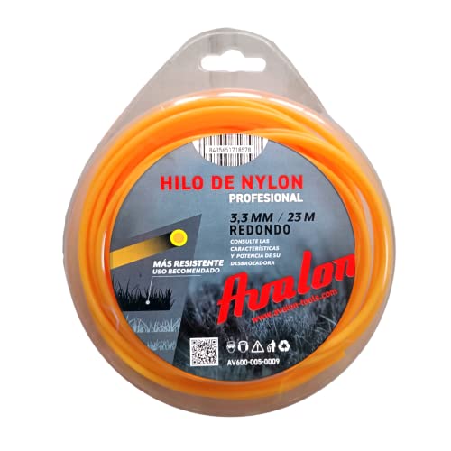 AVALON Fio de nylon redondo universal para desbrozadoras e corta-relvas AVALON - Acessórios para aparadores de erva - nylon, redondo, universal, desbrozadoras