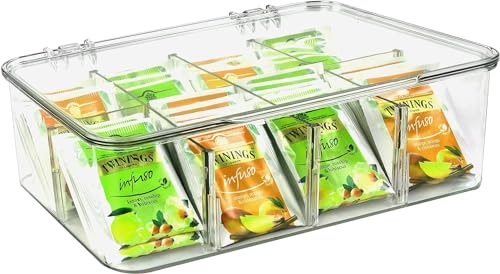 Caixa de Arrumação KICHLY KIT-0004 Transparente KICHLY - Organizadores de balcão de cozinha e estação de bebidas - transparente, arrumação