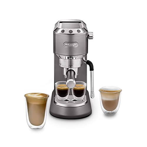 Máquina de Café DeLonghi Dedica Arte EC885.GY DELONGHI - Máquinas de café espresso - inox, 1350W, antigotejamento