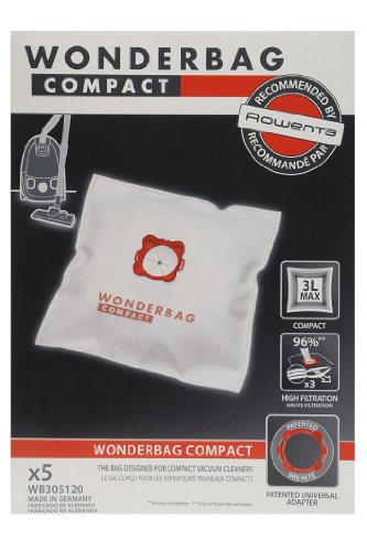 Sacos de Aspirador ROWENTA Wonderbag Compact (Compatibilidade: Rowenta) Rowenta - Acessórios de aspirador - compatibilidade, rowenta, 3L, microfibra