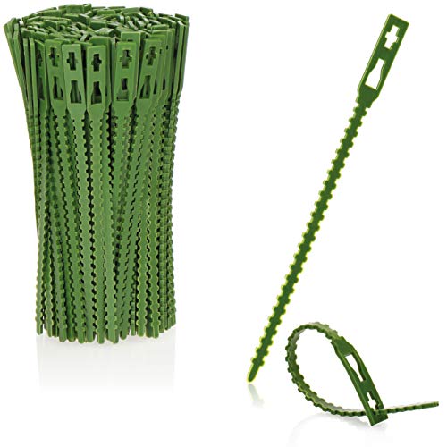 Agrafador Plastico 14Cm Com-Four 200X Verde com-four - Gaiolas e suportes para plantas - agrafador, plástico, 14 cm