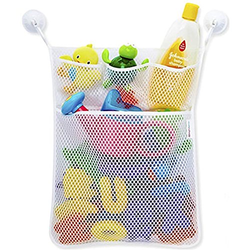 Rede para Máquina de Lavar Roupa 45X52Cm Branco TheBigThumb - Sacolas de armazenamento doméstico - reorganizador, brinquedos, quarto de banho, banheira