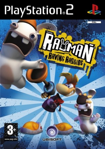Jogo PS2 Rayman Raving Rabbids (M3 - Mínimo) UBI Soft - Software de jogos de vídeo - ps2, rayman, rabbids, m3