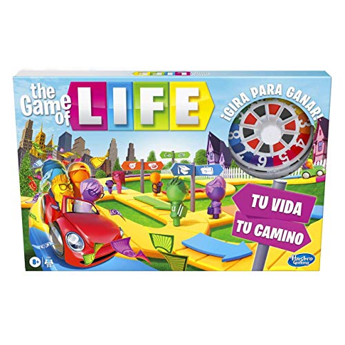 Jogo de Tabuleiro HASBRO FAMILY GAME COMPANY The Game Of Life (Idade Mínima: 8) Hasbro - Jogos de tabuleiro - jogo da vida, 8 anos, tabuleiro, cores de pega, veículos