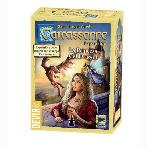 Jogo de Tabuleiro ASMODEE A princesse et le dragon (Francês - Idade Mínima: 8) Devir - Jogos - jogo de tabuleiro, ampliação, volcanes, dragão, hadra
