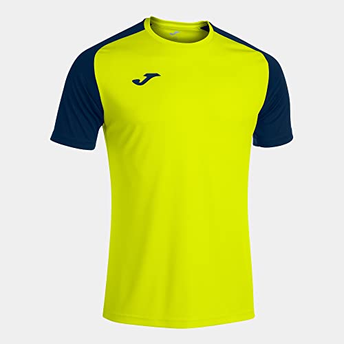 T-shirt para Homem JOMA Academy Iv Amarelo para Futebol (8-7 anos) Joma - Camisas e tops - corte curto, pescoço redondo, mangas raglán, futebol