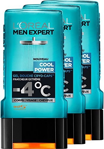 Gel de Banho L'OREAL Power Expert Fresh (300ml) L'Oreal Paris Men Expert - Gel de banho - 300ml, frescura, limpeza, pele masculina