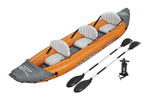 Barco Insuflável HYDRO-FORCE Lite Rapid (Laranja - 320x120cm) Bestway - Embarcações - insuflável, 320x120cm, laranja