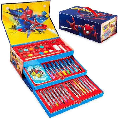 Kit de Artesanato CARTOON (Idade Mínima: 3) Cartoon Group italia sas - Kits de desenho e pintura - kit artesanato, cartoon, idade mínima: 3, 12 tintas acuarelas, marcadores, desenhos para colorir, lápis de cera, lápis de cor