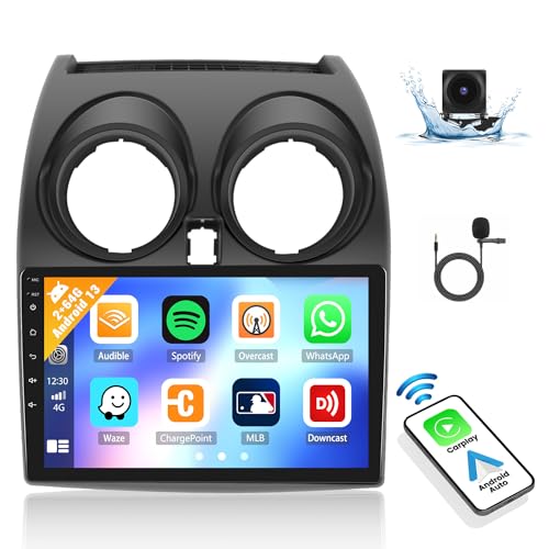 Autorrádio OILIEHU 2+64G (Bluetooth - Android 13 - 9'' - Nissan Qashqai J10) OiLiehu - Ferramentas de medição e sensores - bluetooth, android 13, 9 polegadas, apple carplay, android auto
