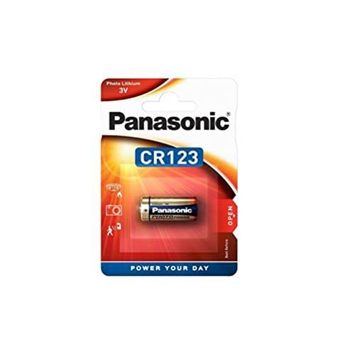 Pilha Recarregável PANASONIC CR123A (3 V) Corp. Panasonic - Baterias de uso geral - ião-lítio, 3 V, cr123a, cópia preta