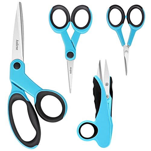 Conjunto de Tesouras para Tecido e Costura BROTHERS Asdirne - Ferramentas de corte e relevo para artesanato - conjunto, tesouras, tecido, costura, brothers, corte, manualidades, bordar
