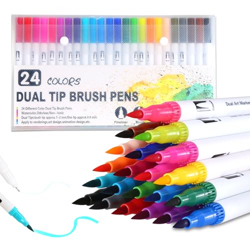 Kit de Artesanato Creszzle 24 Cores (Idade Mínima Recomendada: 3 anos) CRESZZLE - Canetas - 24 cores, acessórios, crianças a partir de 3 anos, adultos