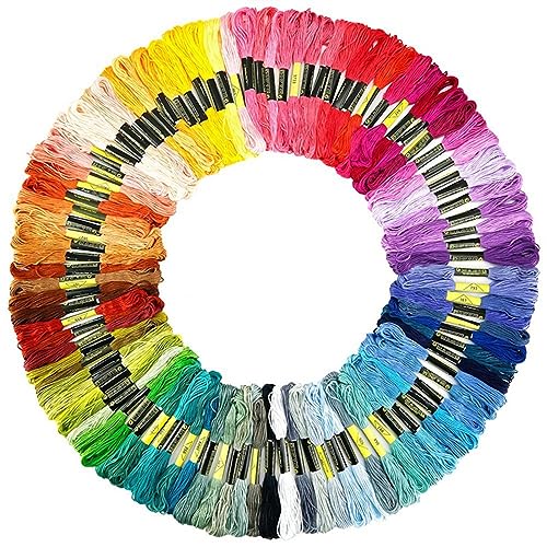 Conjunto de Fios para Costura Líder 100 Cores CUIDAKJ - Fibras para artesanato - conjunto, fios, costura, líder, cores, pulseiras