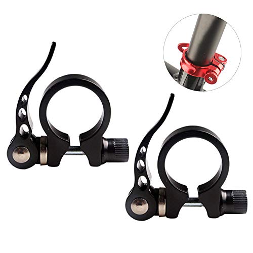 Acessório para bicicletas da jazida do poste 31,8 mm (Preto) DAZISEN - Grampas de canote de selim de bicicleta - bicicletas, jazida, poste, preto