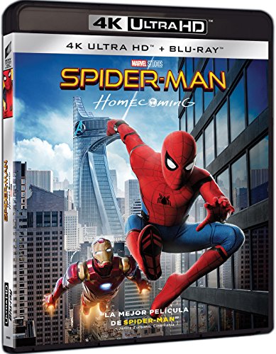 Blu-Ray Spider-Man: Homecoming - 4K Ultra Hd + Blu-Ray (Edição em Espanhol) Sony - Dvds e vídeos - blu-ray, spider-man, Homecoming, 4k ultra hd