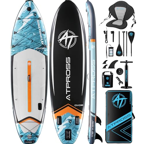 Tábua de surf inflável para adultos (350x89x15cm) ATPROSS - Náutica e esportes aquáticos - surf, inflável, adultos, anti-deslizante