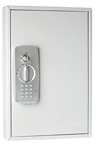 Porta Chaves WEDO 10263237 (32 Chaves - Cinzento) Wedo - Cofres de segurança - fecho elétrico, 32 chaves, compartimento armazenamento, alça transporte