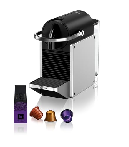 Máquina de Café DeLonghi Pixie EN127.S Prateado De'Longhi - Máquinas de café espresso - prateado, 1150 W, depósito amovível