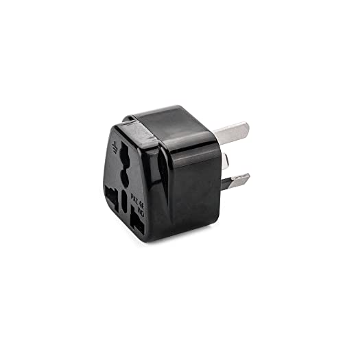 Adaptador de Viagem Adeu Pni-Adeu-Uk 2Pines 3Pines Preto ONLINESHOP SRL - Transformadores de voltagem e reguladores - adaptador, viagem, preto