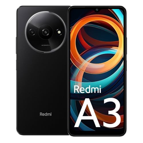 Smartphone XIAOMI Redmi A3 (6.52'' - 4 GB - 128 GB - Preto) Xiaomi - Telemóveis - 6.52, 4 GB, 128 GB, preto
