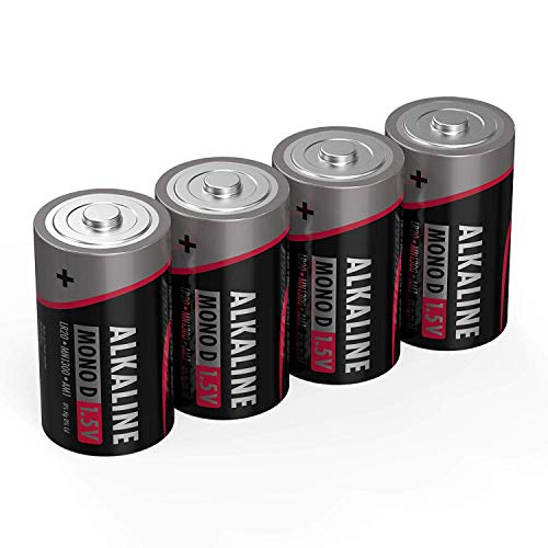 Pilhas Não Recarregáveis ANSMANN Mono D Ansmann - Baterias de uso geral - alcalino, preto, cinzento, D