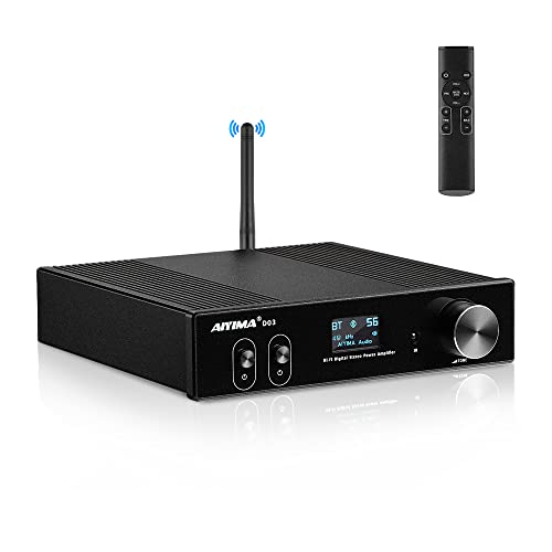 Coluna Bluetooth AIYIMA D03 (Preto - 150 W) YIMA TECH - Amplificadores de áudio - bluetooth, 150 W, preto