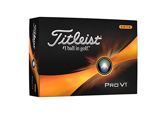 Titleist Pro V1 2023 Golf Ball (12-Pack) - White Titleist - Bolas de golfe - 2023, 12-pack, alta controle, consistência