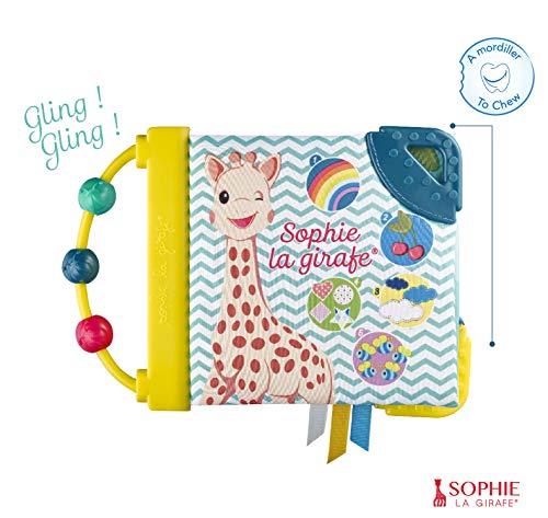Jogo Didático SOPHIE LA GIRAFE Livre d'éveil Vulli - Brinquedos - livro, actividades, texturas, espátula, alavanca