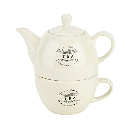 Cháquina TOGNANA Casa Dolce (Material: cerâmica) Tognana - Conjuntos de café e chá - cerâmica, 350 ml, fogão, lavável