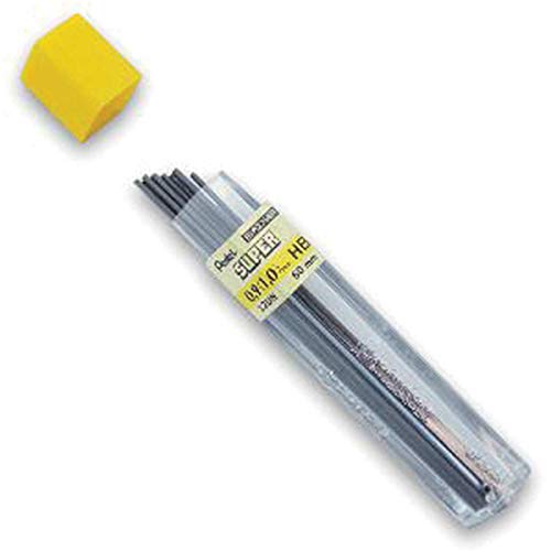 Lápis de Carvão PENTEL Super Hi-Polymer (0,9mm - 12 Unidades) Pentel - Minas de lápis e recargas - 0,9mm, super hi-polymer, 12 unidades
